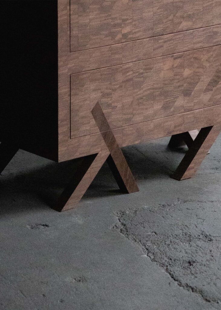 cabinet veneer detail legs