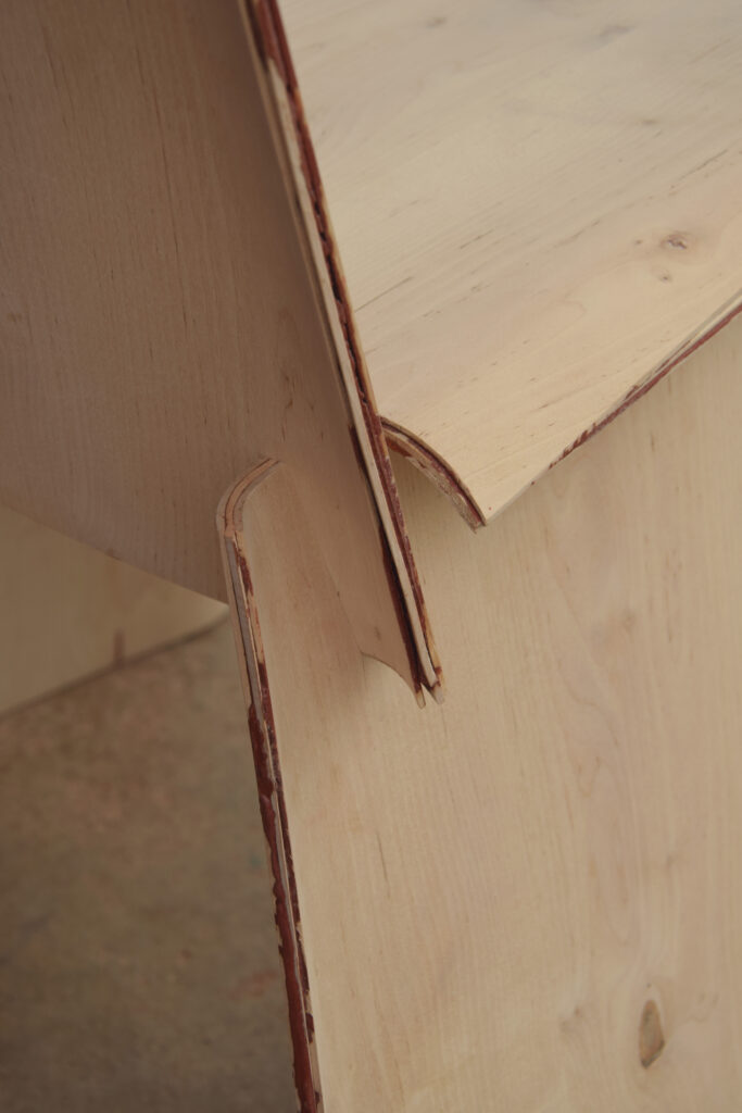Resin Detail chair in Swedish environment